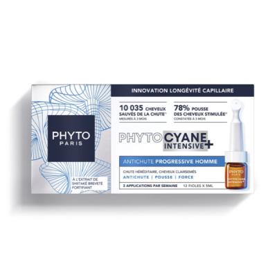 PHYTOCYANE HOMBRE TRATAMIENTO PROGRESIVO (12 AMPOLLAS X 5ML)