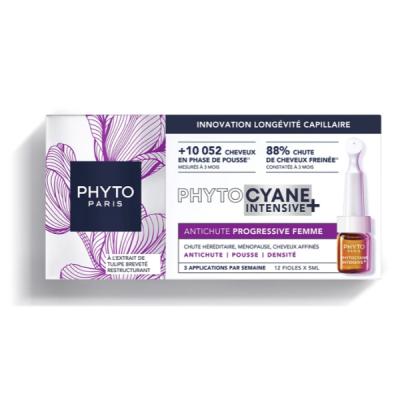 PHYTOCYANE INTENSIVE PLUS ANTICAIDA CABELLO (12 AMPOLLAS X 5ML)