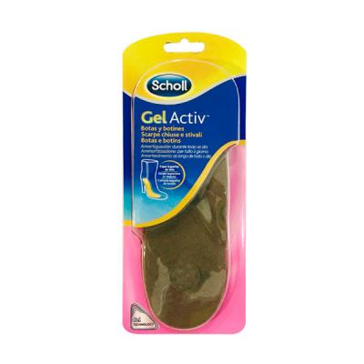 PLANTILLAS SCHOLL GEL ACTIV  BOTAS Y BOTINES (1 PAR)	