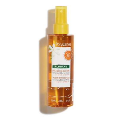 POLYSIANES ACEITE SECO SOLAR BIO CUERPO Y PELO MONOÏ SPF30 (200ML) 