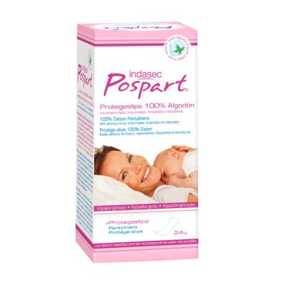PROTEGE-SLIP Pospart® 100% algodón (24 Protegeslips)	