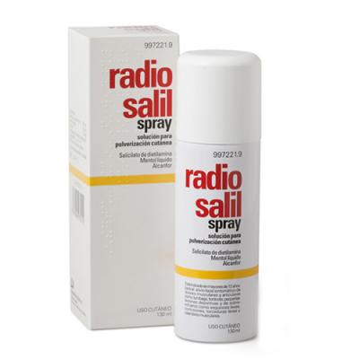 RADIO SALIL SPRAY SOLUCION  PULVERIZACION CUTANEA (130ml)