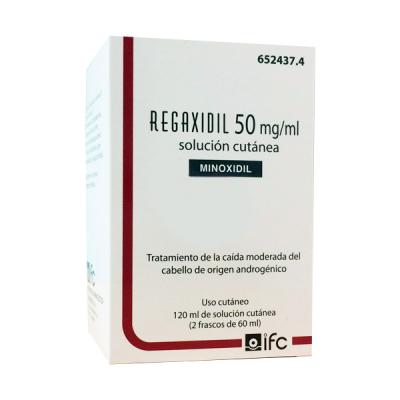 REGAXIDIL 50mg/ml SOLUCION CUTANEA  (2 frascos de 60ml)