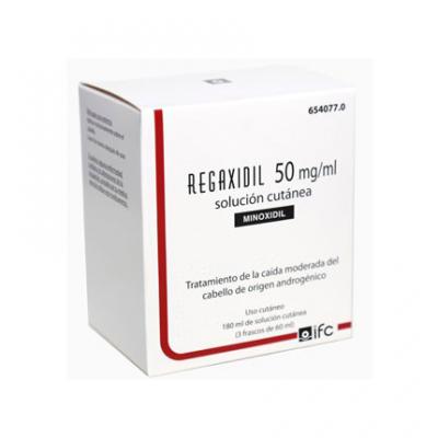 REGAXIDIL 50mg/ml SOLUCION CUTANEA (3 frascos de 60ml)