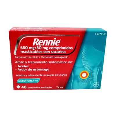 RENNIE CON SACARINA (48 comp.masticables)