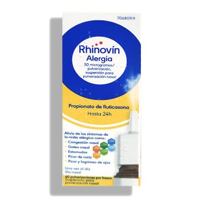 RHINOVIN ALERGIA PARA PULVERIZACION NASAL ANTES FLONASE (60 PULVERIZACIONES)