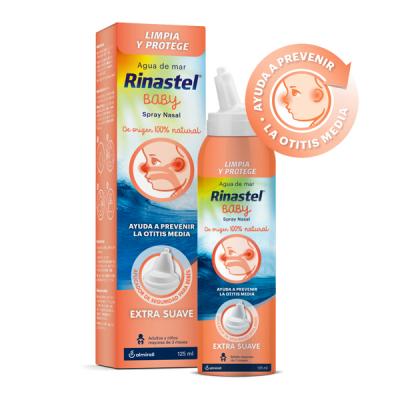 RINASTEL® BABY SPRAY NASAL EXTRA SUAVE 100% natural +3Meses (125ml)