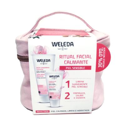 RITUAL FACIAL CALMANTE PIEL SENSIBLE (LECHE LIMPIADORA+CREMA FACIAL+ NECESER) 