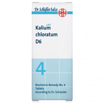 Sal Schüssler Nº4 Kalium chloratum (80comp) - La Sal de las Membranas Mucosas 