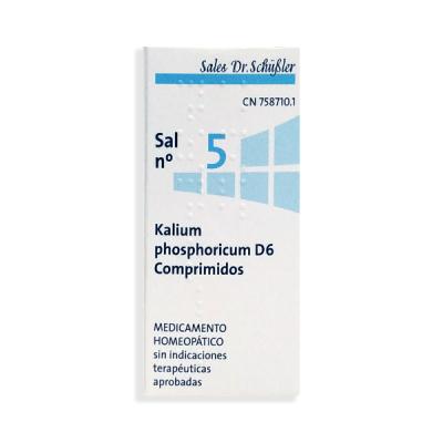 Sal Schussler Nº5 Kalium phosphoricum (80comp) - La Sal de la Mente y el Sistema Nervioso