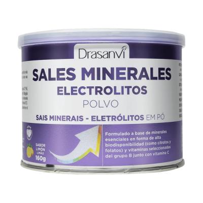 SALES MINERALES ELECTROLITOS POLVO LIMON (160G)