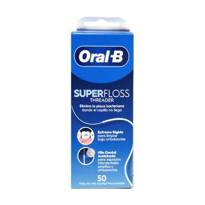 SEDA DENTAL SUPER FLOSS TIRAS PRE-CORTADAS (50 UNIDADES)