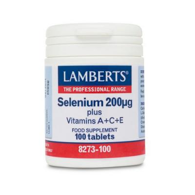 SELENIO 200mg VITAMINA A, C y E (100comp)