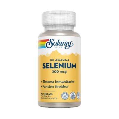 SELENIO sin LEVADURAS 200mg (90 vegcaps)	