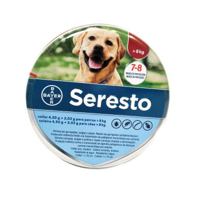 SERESTO COLLAR ANTIPARASITARIO EXTERNO +8KG (7-8 MESES DE PROTECCIÓN)
