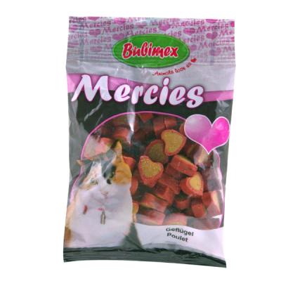 SNACK MASCOTAS GATOS MERCIES DE POLLO (100G)