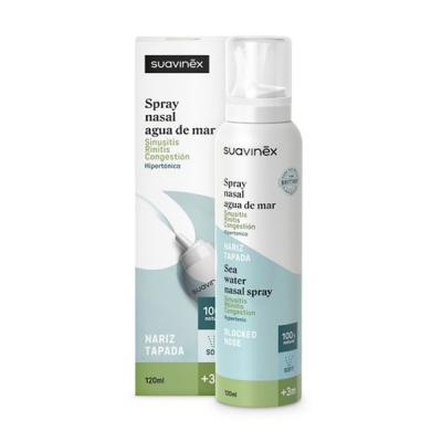 SPRAY NASAL AGUA DE MAR HIPERTONICA +3M (120ML)