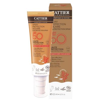 SPRAY PROTECCIÓN SOLAR CON COLOR CARA & ESCOTE SPF50 (125ML)