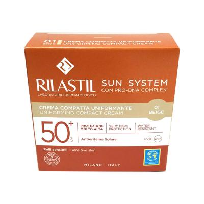 SUN SYSTEM CREMA COMPACTA COLOR BEIGE SPF50+  (10G)