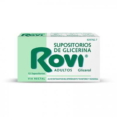 SUPOSITORIOS DE GLICERINA ROVI ADULTOS (12uds)