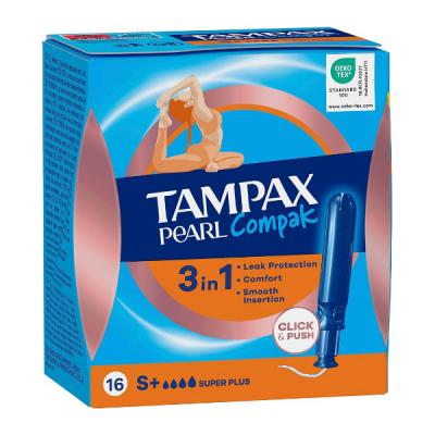TAMPAX PEARL COMPAK SUPER PLUS (16 UNIDADES)    