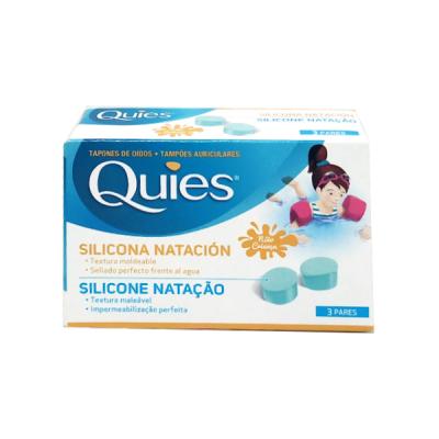 TAPONES OIDO SILICONA NATACION INFANTILES (6 UNIDADES)