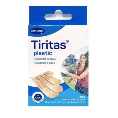 TIRITAS PLASTIC RESISTENTE AGUA  (20 UNIDADES)