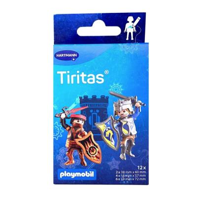 TIRITAS PLAYMOBIL CABALLERO (12 UNIDADES)