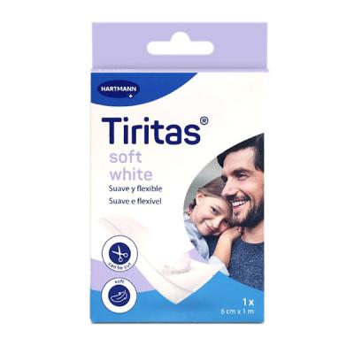TIRITAS SOFT WHITE 6cm x 1m ( 1 ROLLO)