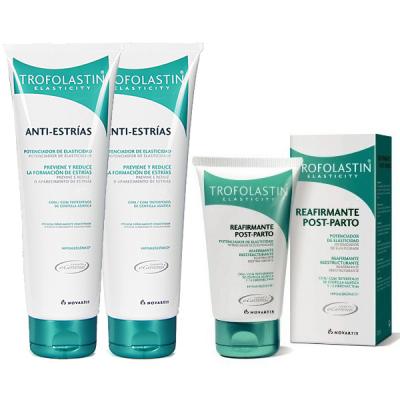 Trofolastin Reafirmante de Senos, 75 ml + Crema Antiestrías, 250 ml :  : Belleza