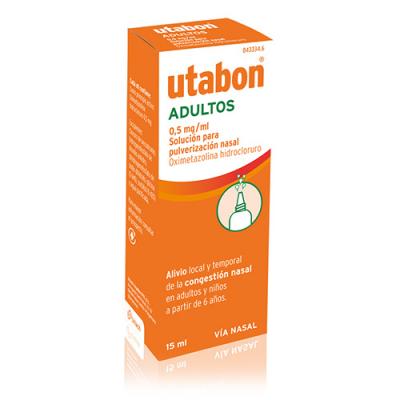 UTABON Adultos Solución Nasal 0,5mg/ml (1 Frasco 15ml)