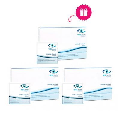 Visilaude Higiene Ocular Pack 3x2 (3 cajas x 16 toallitas)