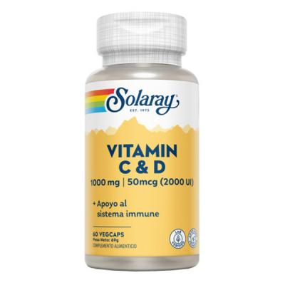 Vitamin C 1000Mg + D 2000 UI (60 Vegcaps)