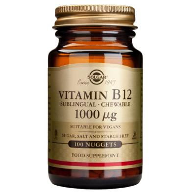 VITAMINA B12 1000 MCG (100COMP. MASTICABLES)