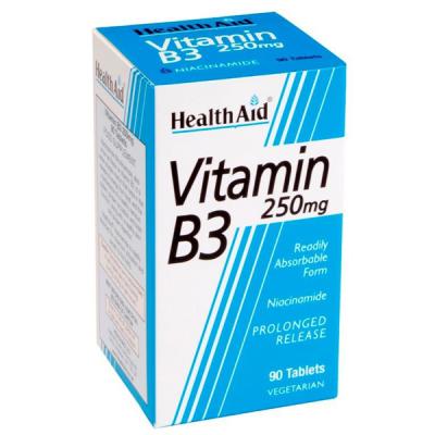 Vitamina B3 - Niacinamida 250mg (90comp)