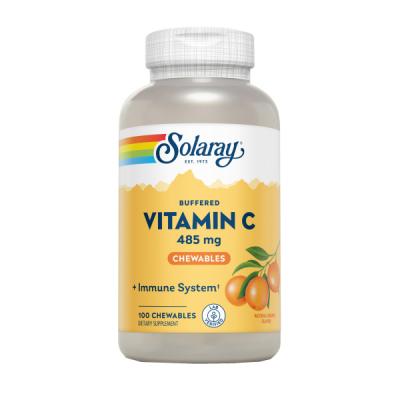 Vitamina C 485mg Sabor Naranja (100 comp.masticables)