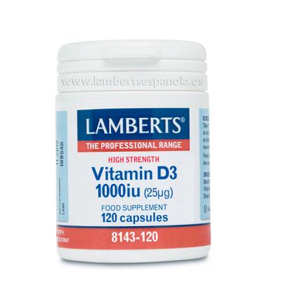 VITAMINA D3 1000 (120 CAPSULAS)