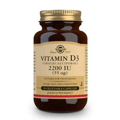 VITAMINA D3 2200UI 55MG (50 CAPS.VEGETALES)