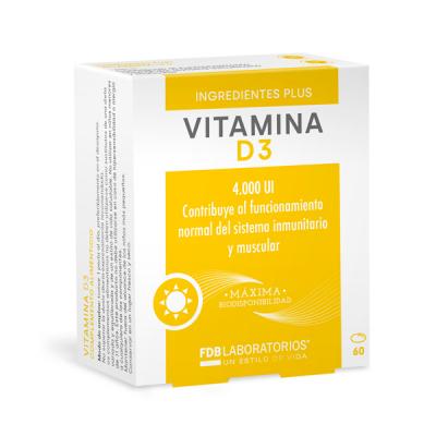 VITAMINA D3 4.000UI (60CAPS)