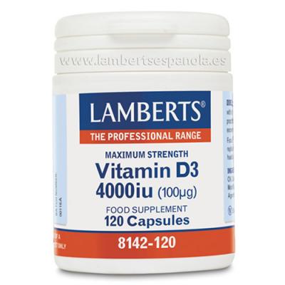 VITAMINA D3 4000UI (120 CAPS)