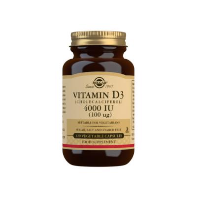 Vitamina D3 4000UI (120caps. VEGETALES)