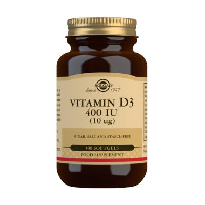 Vitamina D3 400UI-10mg (100 CAPS.BLANDAS)
