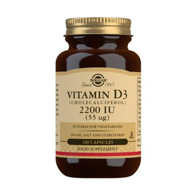 Vitamina D3-Colecalciferol 2200UI 55mg (100caps)