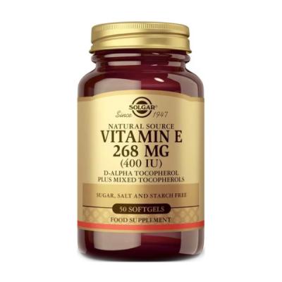 VITAMINA E 268MG 400UI (50 CAPS.VEGETALES)