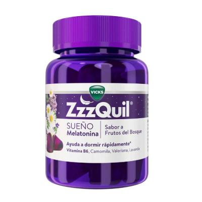 ZZZ QUIL SUEÑO MELATONINA FRUTOS DEL BOSQUE (30 GOMINOLAS)