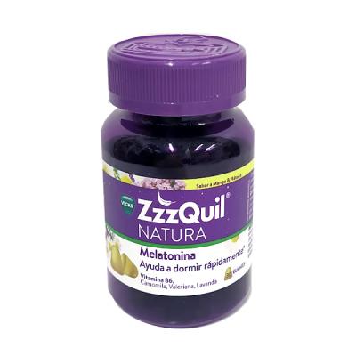 ZZZQUIL NATURA MELATONINA PLÁTANO & MANGO (30 GOMINOLAS)