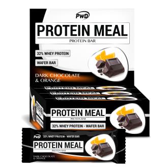  PROTEIN MEAL Chocolate Negro- Naranja (12 barritas)