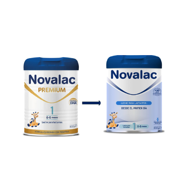 NOVALAC 1 LECHE INFANTIL - ANTES PREMIUM 1 DESDE NACIMIENTO -6M (800G) 