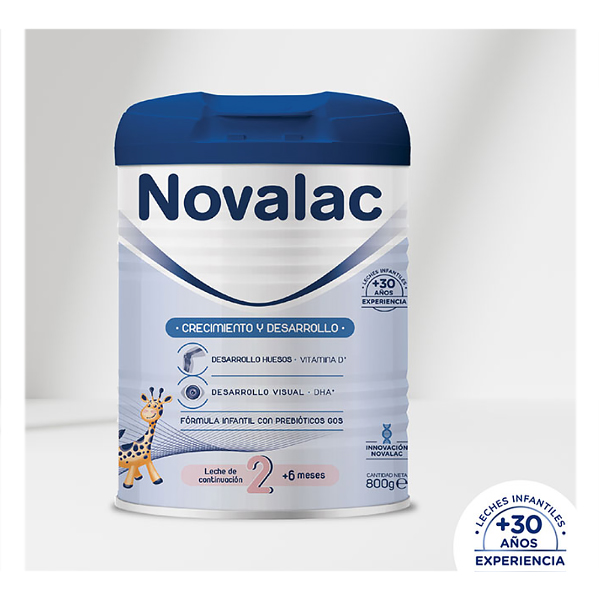 NOVALAC 2 LECHE DE CONTINUACIÓN - ANTES PREMIUM 2 +6 MESES (800G) 