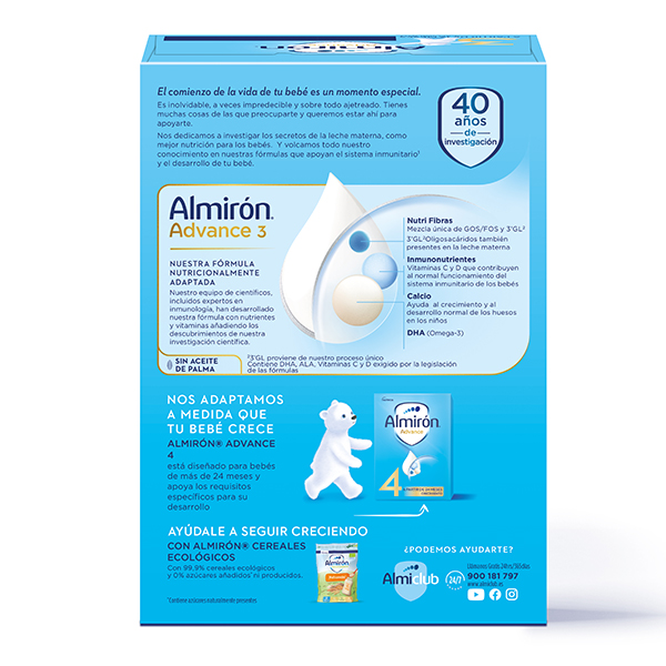ALMIRON ADVANCE 3 Crecimiento con Pronutra+ FORMATO AHORRO (1200g)